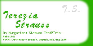 terezia strauss business card